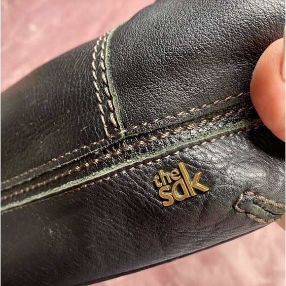 The Sak black genuine y2k shoulder bag - Picture 2 of 6